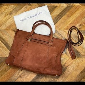 Rebecca Minkoff “Large Regan Satchel” in “Whiskey”